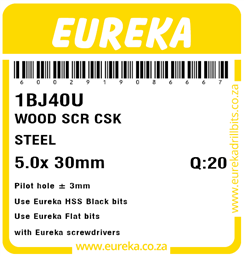 1BJ40 - Wood Screw -1BJ40_Label_T